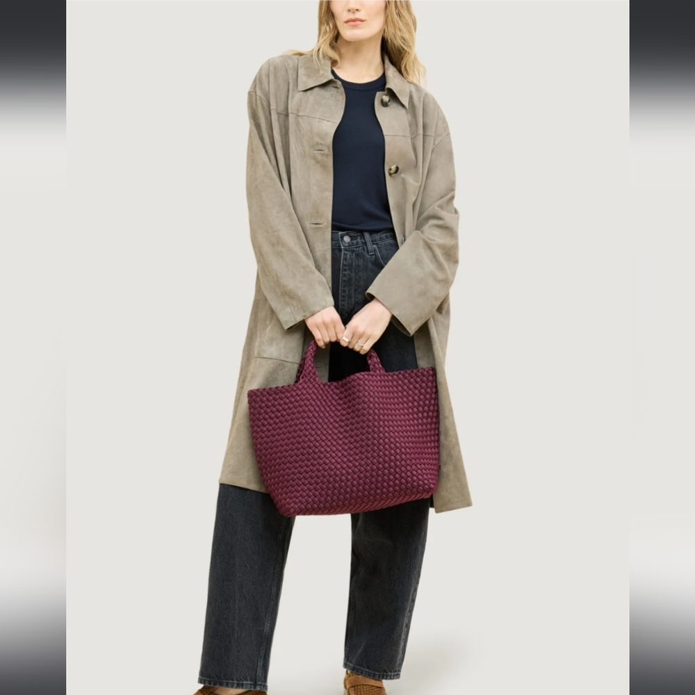 Naghedi St. Barths Medium Tote in Bordeaux